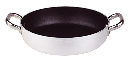 Agnelli Pentole pan van aluminium en teflon met handgrepen van roestvrij staal, 60 cm - 8007441133306