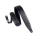 Levy's 2.5" Florentine Emboss Garment Leather Guitar Strap; Black (M317FG-BLK)