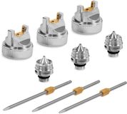 VONROC Nozzle en pin set – 3 st. – 1.4mm, 1.7mm, 2.0mm - voor PRO Verfspuit SG504CA