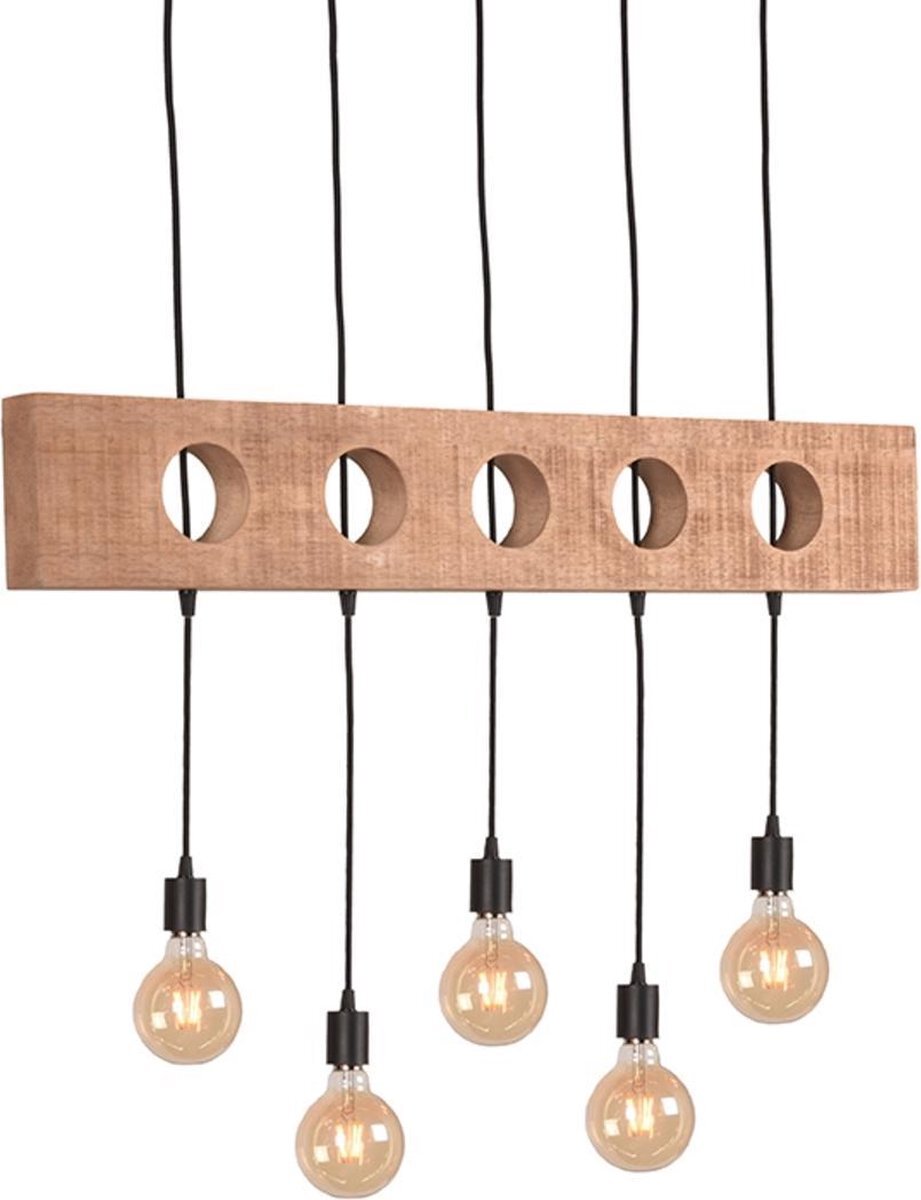 Label 51 Timber Hanglamp - Naturel - Hout