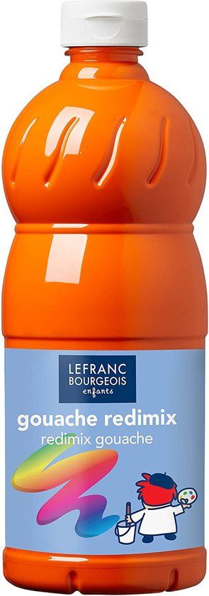 Lefranc & Bourgeois Plakkaatverf Redimix Brilliant Orange 500ml