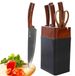 Ensemble de 7 couteaux de cuisine avec bloc de rangement