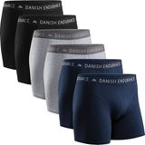 DANISH ENDURANCE Boxershorts - Katoenen Ondergoed - Klassieke Pasvorm - Heren - 6 paar - L