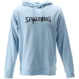 Spalding Heren Sportsstyle Hoodie Blauw XXL