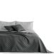 DecoKing Sprei, 170 x 270 cm, grafiet, antraciet, grijs, zilver, bedsprei, tweezijdig, onderhoudsvriendelijk, Axel