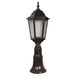 Vloerlamp voor buiten, ABS, zwart, 23 x 23 x 60, sokkel en 27 max. 60 W