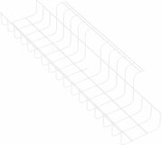 Offeco Kabelgoot - 790mm - Wit - Voor Bureau - Kunststof