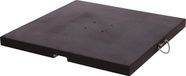 Lesliliving Outdoor Living Granietplaat Polish 120kg zwart, afstand gaten diagonaal 16cm