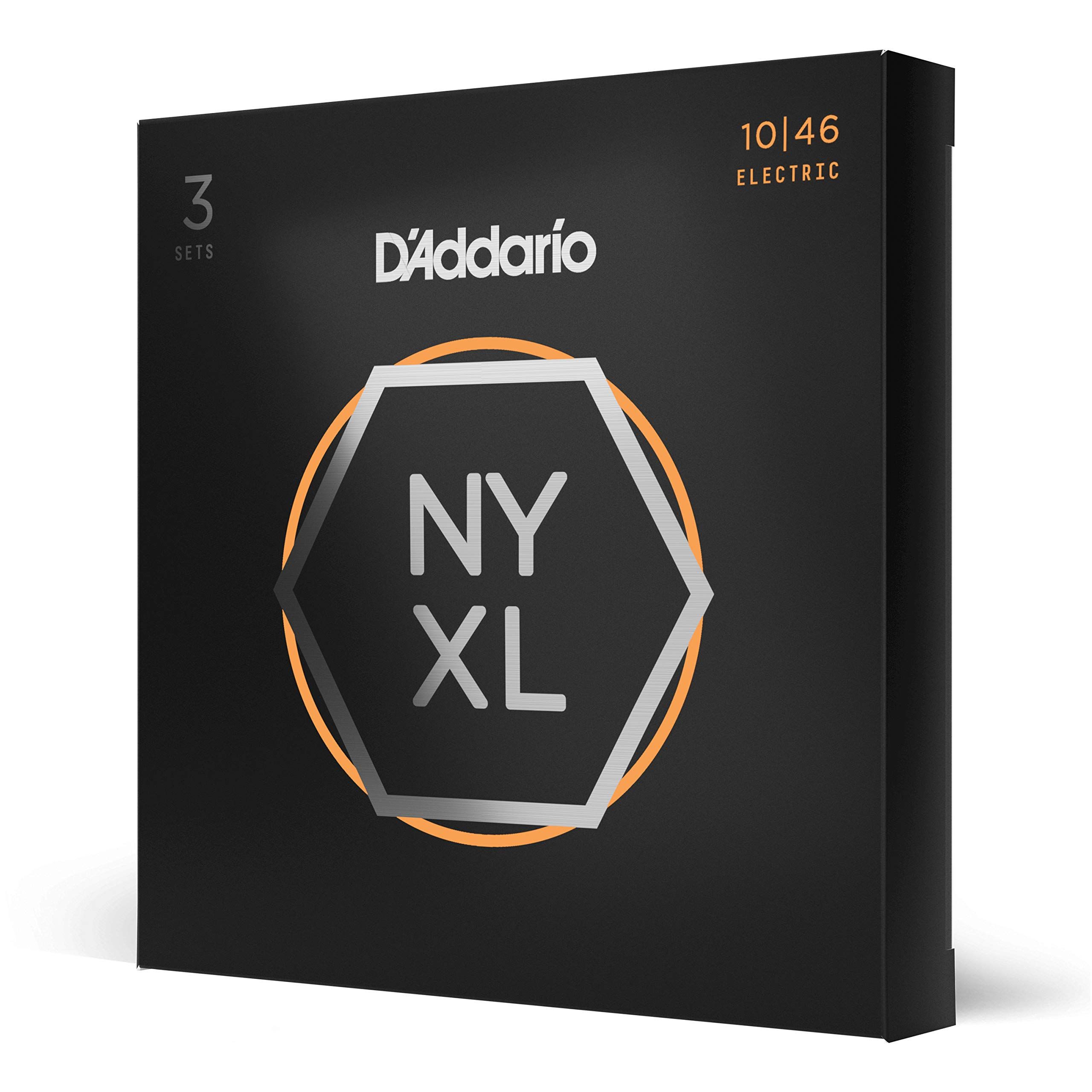 D'ADDARIO NYXL1046-3P 10-46 Carbon Steel Alloy - 3-Pack
