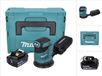 Makita DBO 180 F1J accu excentrische schuurmachine 18 V 125 mm + 1x accu 3,0 Ah + Makpac - zonder oplader