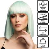 Boland Pruik Djamilla fresh mint Groen