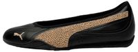 PUMA Catch Soleil Ballerina Topcat Dames Sneakers - PUMA Black-Toasted Almond-PUMA Gold
