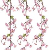 Everlands Kunstbloem/Bloesem Takken Slingers - 3x Stuks - Roze - 187 cm