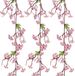 Everlands Kunstbloem/Bloesem Takken Slingers - 3x Stuks - Roze - 187 cm