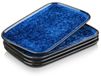 Omgoods - Service de table pour 4 personnes - Assiettes en grès pour petit-déjeuner, déjeuner et dîner