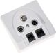 GAR-SAT/2RJ Serie - Boîte de jonction - R-TV/SAT - RJ45 - RJ11