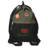 Pepe Jeans Ponder rugzak, zwart, 35 x 46 cm