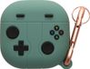 kwmobile Siliconen Hoesje voor Samsung Galaxy Buds FE - Groen/Zwart Gameconsole Design