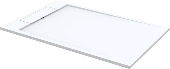 Best Design Decent Douchebak - 180x90cm - Solid Surface - Wit Mat