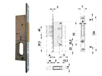Cisa 34813 44240-18-0 insteekslot ovale cilinder F16