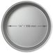 PME Professionele Geanodiseerde Aluminium Ronde Cake Pan 14 x 2 Inch, Zilver