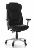 Fauteuil de bureau Embassy 200, similicuir, noir, avec hauteur réglable