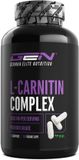 German Elite Nutrition L-Carnitine Triple Complex - 3000 mg per dagelijkse portie - Premium: Complex van Acetyl-l-carnitine, L-Carnitine Tartraat & Carnitine Fumaraat - 120 Capsules - Hoge Dosis - Veganistisch