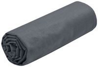 Stof Textiles Hoeslaken Eden - 1-persoons - 90 x 190 cm - donkergrijs - hotelkwaliteit - ademend katoen - 30 cm matrasdikte