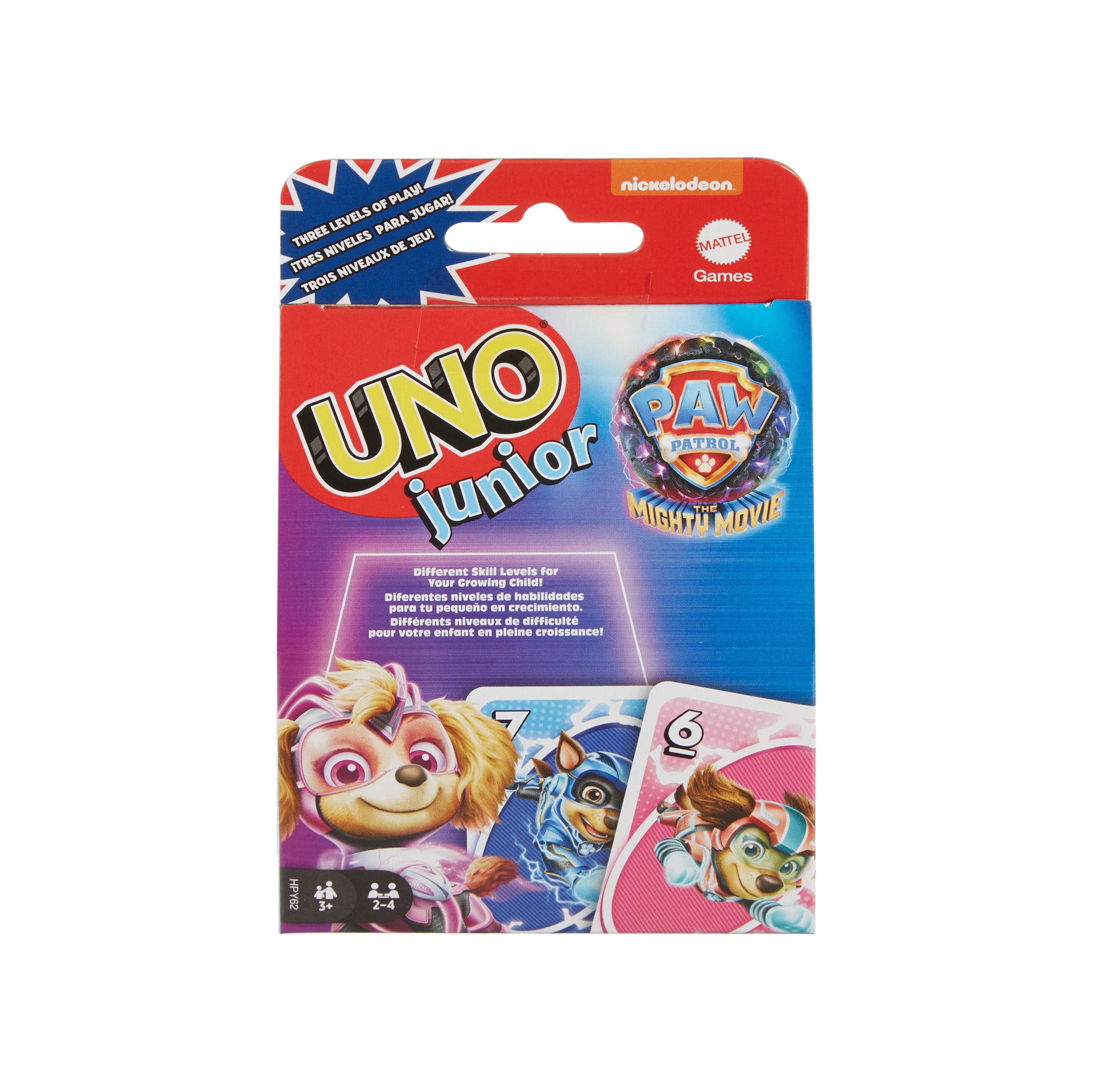 Mattel Games UNO Junior Paw Patrol - Kaartspel - Junior editie - 2024