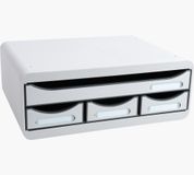 Exacompta 319740D brievenbakje Polystyreen Grijs A4 355 x 270 x 134 mm