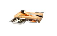 Continenta 4028 - Keukensnijplank - Hout - Rechthoek - 50 x 32.5 cm