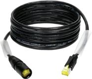 Klotz CP6ER1Y patchkabel CAT7 S/FTP Ø 6.3mm zwart 3 m