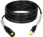 Klotz CP6ER1Y patchkabel CAT7 S/FTP Ø 6.3mm zwart 3 m