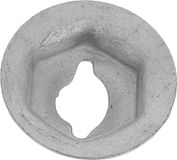 Moer Ford Moer van plaatstaal, zelffilterend, bord in zak, voor Ford, 5 mm schroeven, 10 stuks