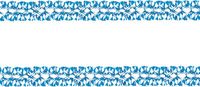 Merkloos / Sans marque Fest-Dekor Gmbh Multipack van 2x stuks Beieren Oktoberfest kleuren feest slingers 4 meter van papier - Brandvertragend