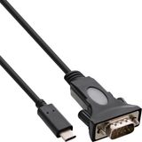 InLine USB-C naar Serieel RS-232 adapter - 1,8 meter
