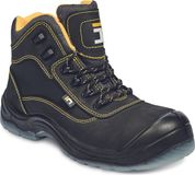 CRV Cerva BK TPU MF S3 Mid Werkschoen - Zwart/Oranje - Maat 44