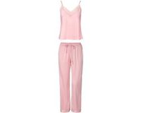 LingaDore Roze Mouwloze Pyjama Set Vrouwen S