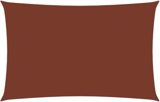 vidaXL Zonnescherm rechthoekig 2x5 m Oxford stof Terracotta