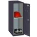 Simon Rack Simonlocker commode, klein, 915 x 300 x 500 mm, Amario van metaal, met sleutel, antraciet