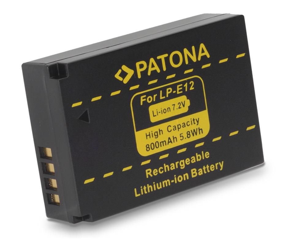 PATONA LP-E12 Camera Battery - 800mAh