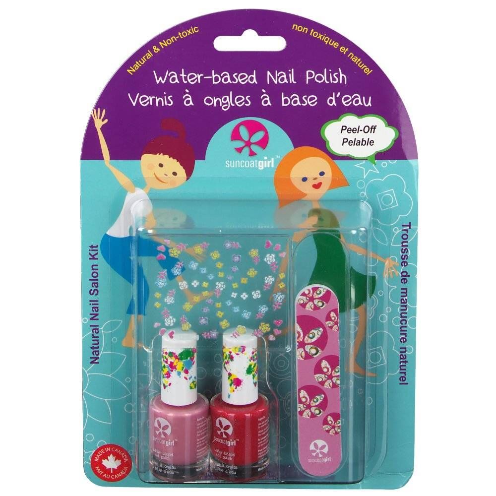 SuncoatGirl SuncoatGirl Gift Set Little Valentine Water-Based Nagellak Kids 2x9 ml
