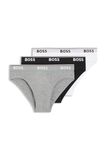 BOSS HUGO BOSS Power briefs (3-pack) - heren slips - zwart - grijs - wit