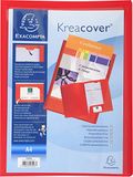 Exacompta Kreacover Personaliseerbare Presentatiemap - Rood (pak van 10)