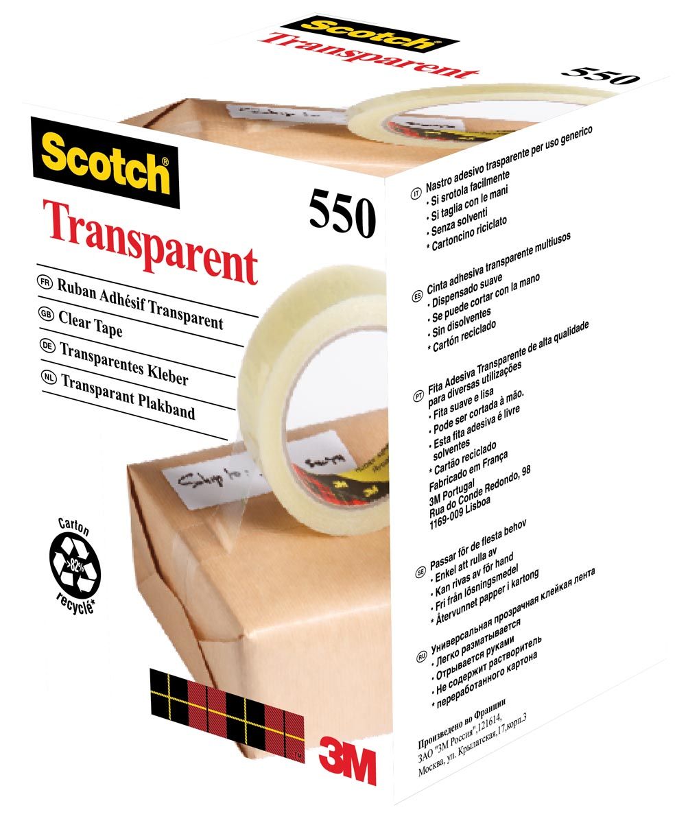 Scotch Scotch transparante tape 19 mm x 66 m