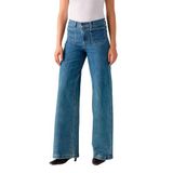 Levi's 728™ Tailored High Rise Wide Leg Jeans Blue