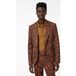John Varvatos Edenward Veste - Large revers à pointe, un bouton, noisette