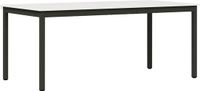 vidaXL Eettafel Wit Massief Grenenhout 180 x 90 x 75 cm