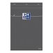 OXFORD 5-pack note pads oranje A5, kleine ruiten, 5 mm, 80 vellen, geniet, omslag gecoat grijs