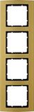 Hager B3 – Aluminium Frame 4 Elementen Goud Antraciet